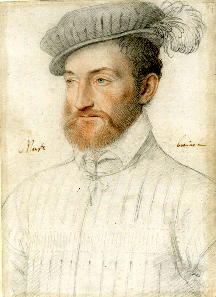 François Gouffier le Jeune - Portrait par François Clouet en 1555